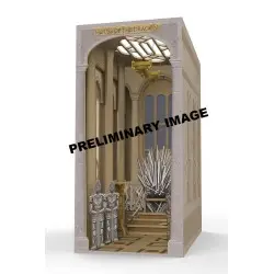 House of the Dragon maquette Book Nook Tiny Adventures Iron Throne 23 cm