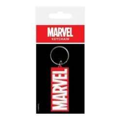 Marvel Comics porte-clés caoutchouc Logo 6 cm
