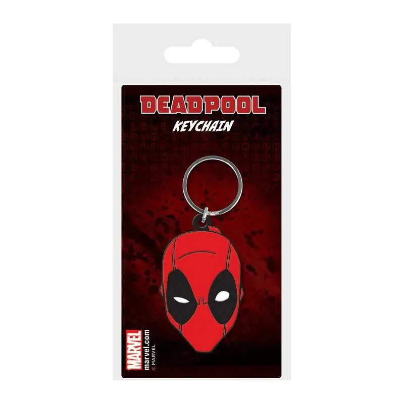 Marvel Comics porte-clés caoutchouc Deadpool Face 6 cm | 5050293385563