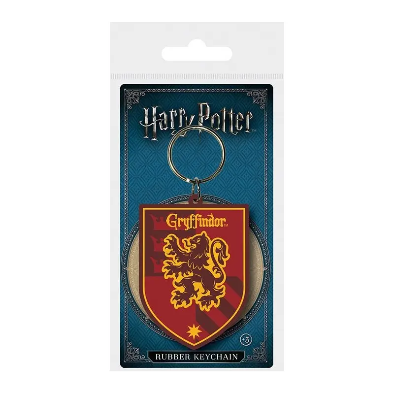 Harry Potter porte-clés caoutchouc Gryffindor 6 cm | 5050293386935