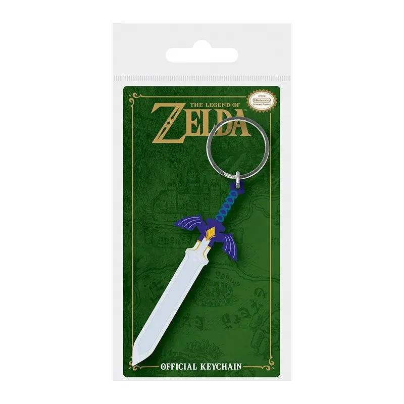 Legend of Zelda porte-clés caoutchouc Master Sword 6 cm | 5050293386997