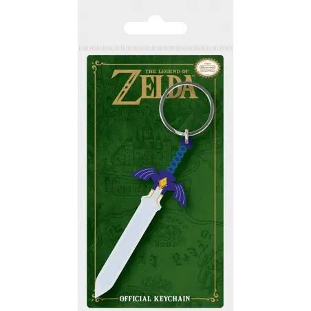 Legend of Zelda porte-clés caoutchouc Master Sword 6 cm | 5050293386997