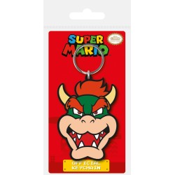 Super Mario porte-clés caoutchouc Bowser 6 cm