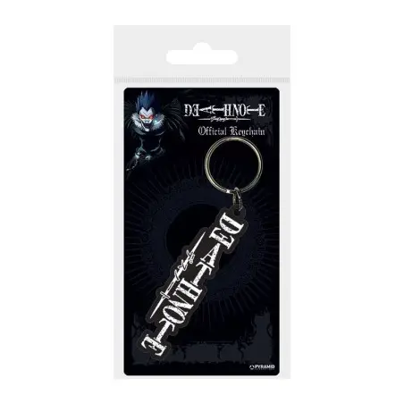 Death Note porte-clés caoutchouc Logo 6 cm | 5050293388779