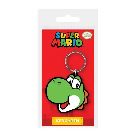 Super Mario porte-clés caoutchouc Yoshi 6 cm | 5050293389240