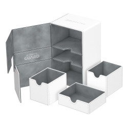 produit : boîte pour cartes Twin Flip n Tray Deck Case 160+ taille standard XenoSkin Blanc marque : Ultimate Guard