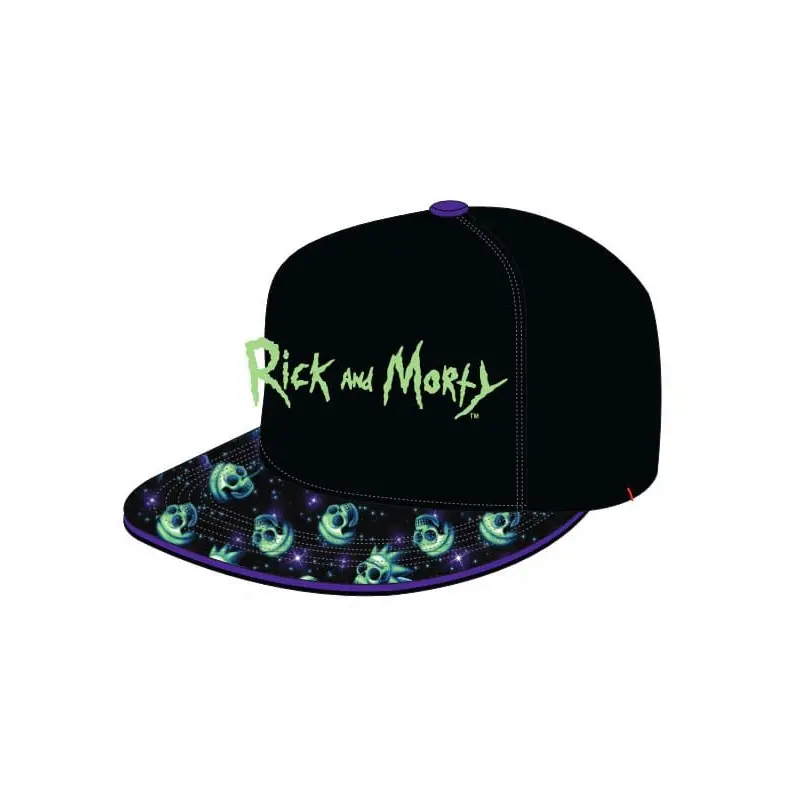 Rick & Morty casquette hip hop Cap Neon Logo  | 5056688575564