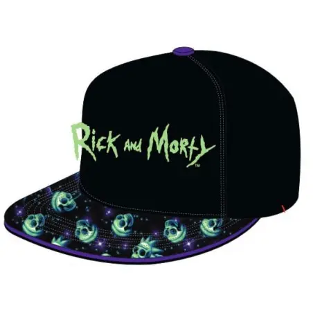 Rick & Morty casquette hip hop Cap Neon Logo  | 5056688575564