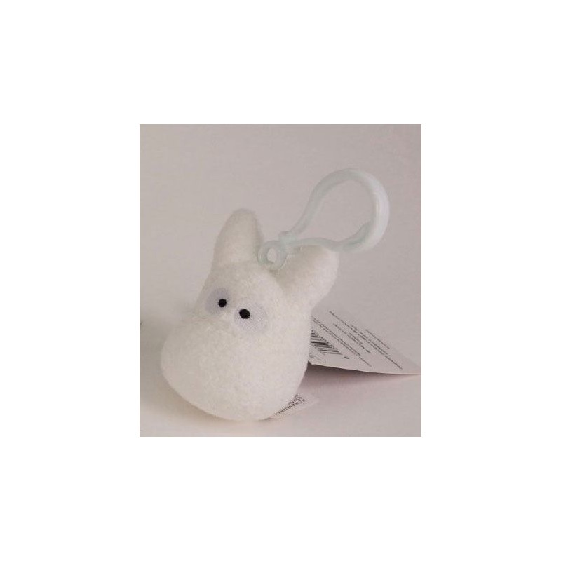 Mon voisin Totoro porte-clés peluche Totoro blanc 6 cm | 3760226376385