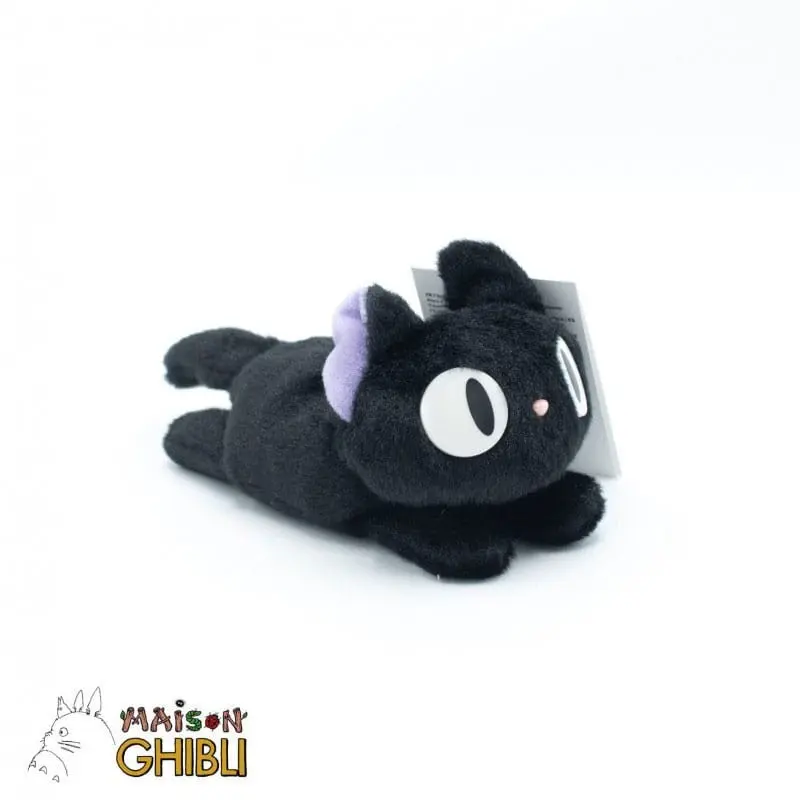 Kiki la petite sorcière peluche beanie Jiji Fluffy 15 cm | 3760226375524