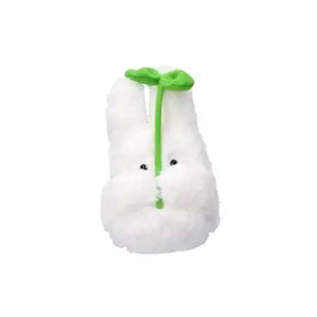 Mon voisin Totoro Nakayoshi Figurine en peluche Small Totoro with leaf 19 cm | 3760372330408