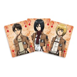 Attack On Titan jeu de cartes à jouer 