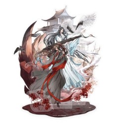 Grandmaster of Demonic Cultivation figurine acrylique Wei Wuxian & Lan Wangji 4th Anniversary Ver. 23 cm 