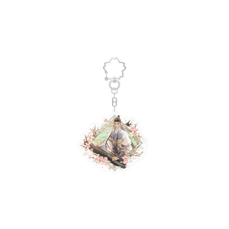 Grandmaster of Demonic Cultivation porte-clés Spring Season Series Lan Wangji 7 cm