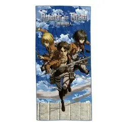 Attack on Titan serviette de bain Eren, Mikasa & Armin 150 x 75 cm   | 8721126700958