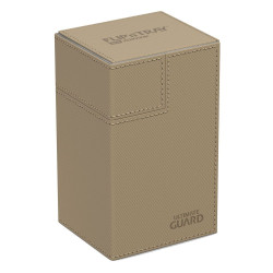 produit : boîte pour cartes Flip n Tray Deck Case 80+ taille standard XenoSkin Sable marque : Ultimate Guard