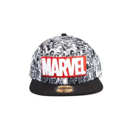 Marvel Comics casquette Snapback Classic Red & White Logo  | 8718526227482