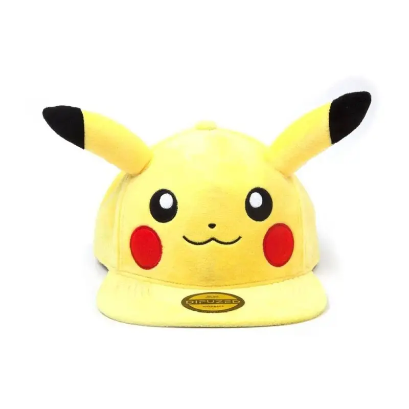 Pokémon casquette peluche Snapback Embarrassed Pikachu | 8718526091823