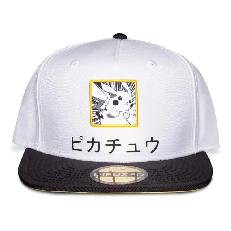 Pokémon casquette Snapback Pikachu Black, White, Yellow | 8718526147162