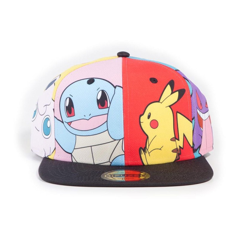 Pokemon casquette Snapback Multi Pop Art