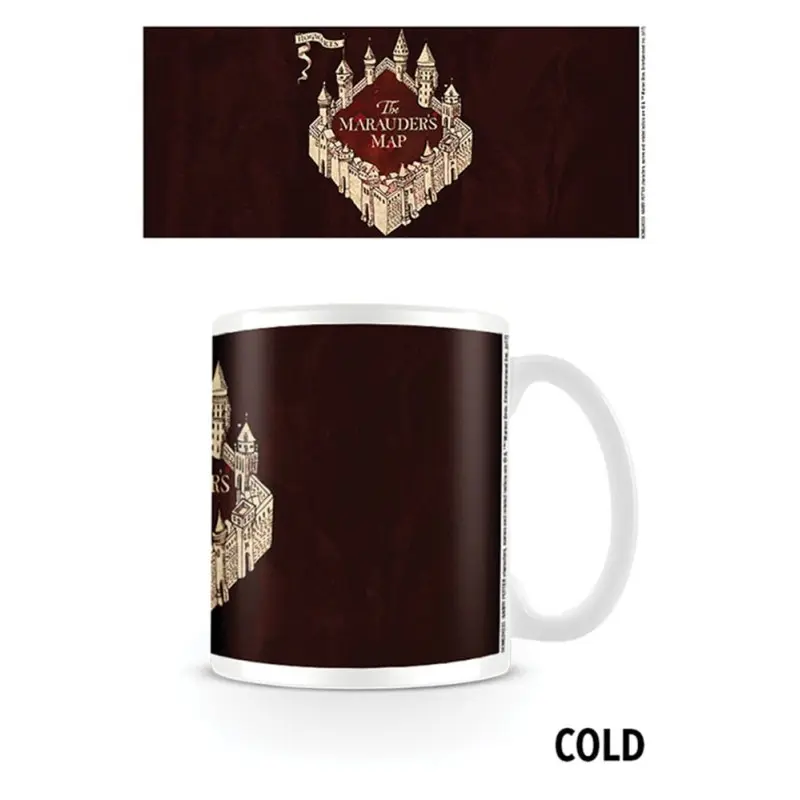 Harry Potter mug effet thermique Marauder's Map | 5050574243339