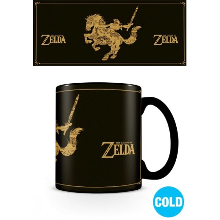 Legend of Zelda mug effet thermique Map