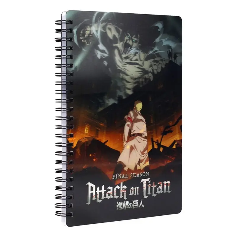 Attack on Titan cahier effet 3D Titan | 8435450260186