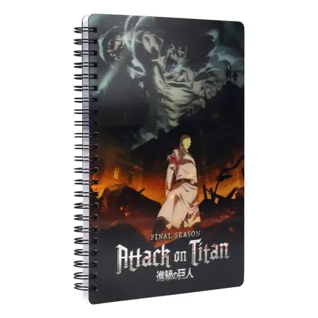 Attack on Titan cahier effet 3D Titan | 8435450260186