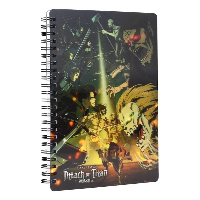 Attack on Titan cahier effet 3D Struggle | 8435450260193