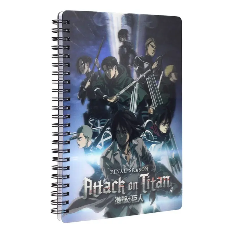 Attack on Titan cahier effet 3D Group | 8435450260209