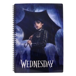 Wednesday cahier effet 3D Rain