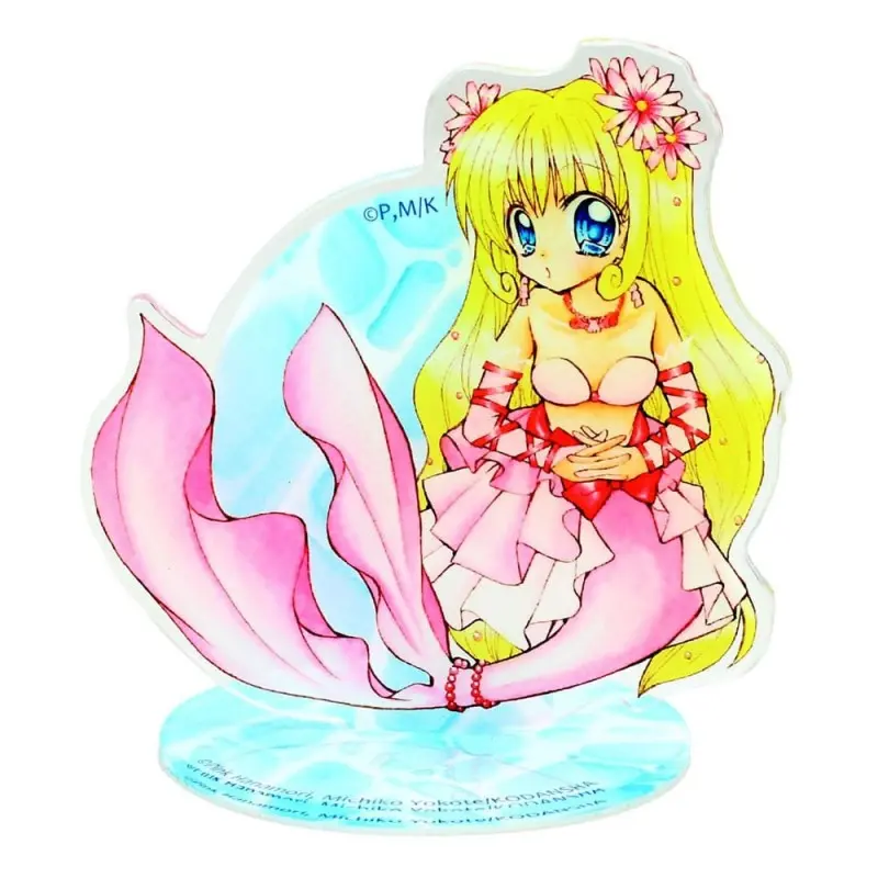 Mermaid Melody: Pichi Pichi Pitch figurine acrylique Luchia Nanami with Flowers 21 cm  | 8437025791194