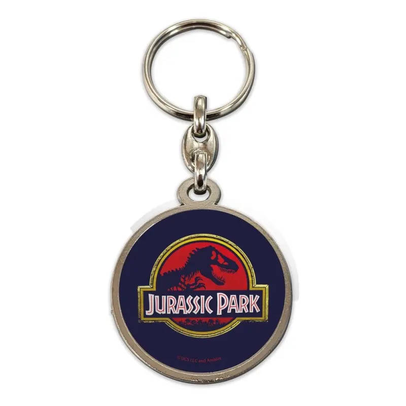 Jurassic Park porte-clés métal Movie Logo 7 cm | 8435450253669