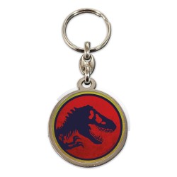 Jurassic Park porte-clés métal Logo 7 cm