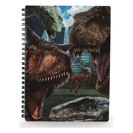 Jurassic World cahier effet 3D Selfie | 8435450254277