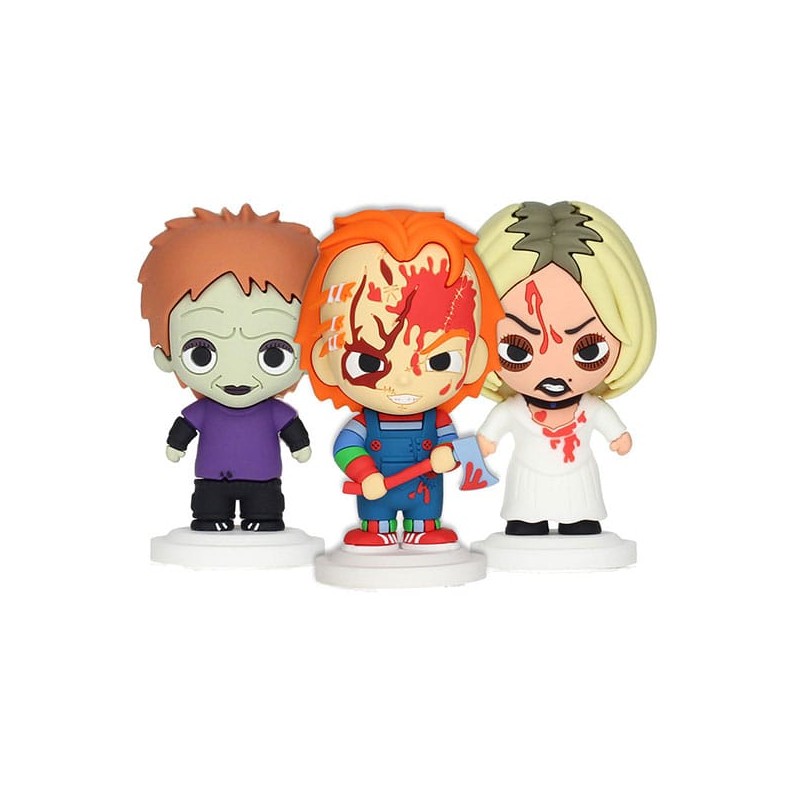 Chucky pack 3 figurines caoutchouc Pokis 7 cm