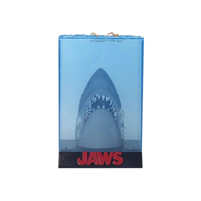 Jaws figurine PVC 3D Poster 50th Anniversary 26 cm  | 8435450264009