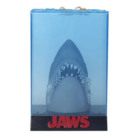 Jaws figurine PVC 3D Poster 50th Anniversary 26 cm  | 8435450264009