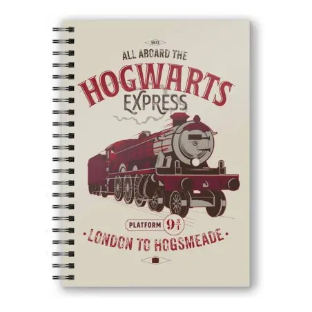 Harry Potter cahier effet 3D All Aboard the Hogwarts Express | 8435450250804