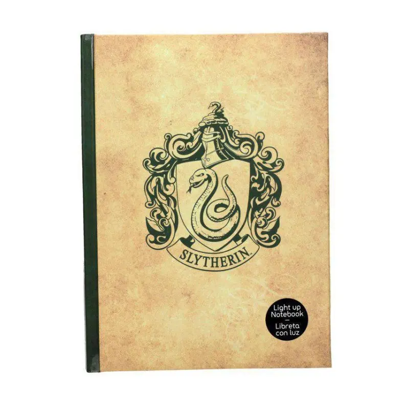 Harry Potter cahier lumineux Slytherin  | 8436535274685