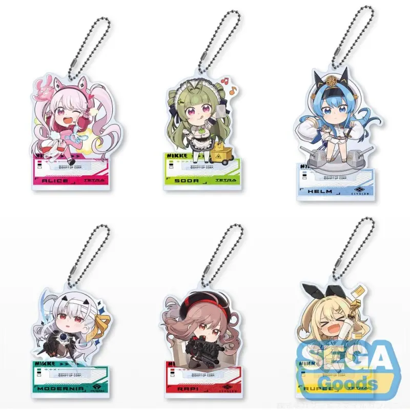 Goddess of Victory: NIKKE porte-clés en Chocokawa Acrylic Strap with Stand Vol.1 (6) | 4582733421025