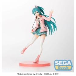 Hatsune Miku Project DIVA Arcade statuette PVC SPM Hatsune Miku Ribbon Girl 24 cm