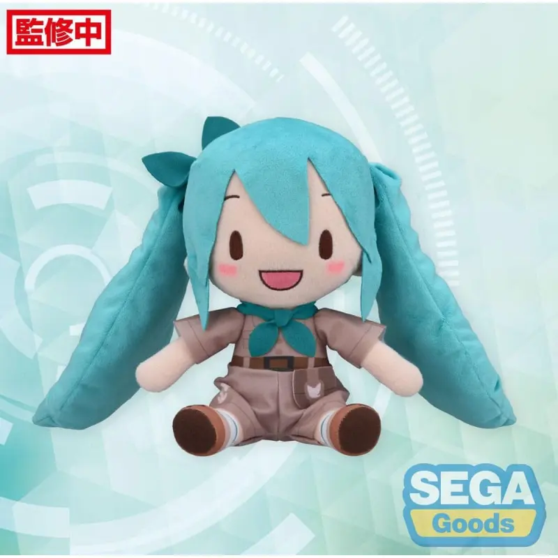 Hatsune Miku peluche Fuwa Petit Hatsune Miku Going Out Series Zoo Ver. M 22 cm    | 4582733443645