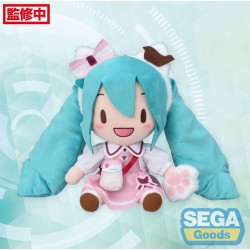 Character Vocal Series 01: Hatsune Miku peluche Fuwa Petit Hatsune Miku Theme Park Ver. M 25 cm    