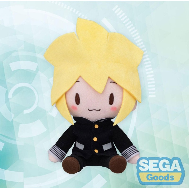 Character Vocal Series 02: Kagamine Rin/Len peluche Fuwa Petit Mini Kagamine Len Uniform Ver. (EX) 16 cm     | 4582733448886