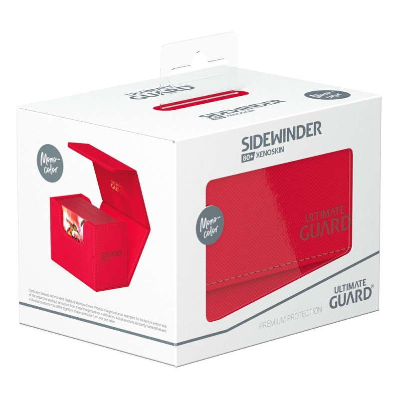 produit : Sidewinder 80+ XenoSkin Monocolor Rouge marque : Ultimate Guard