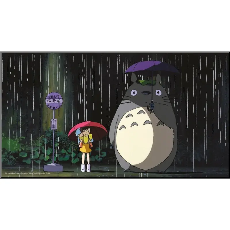 Mon voisin Totoro tableau bois Bus Stop | 3760226376859