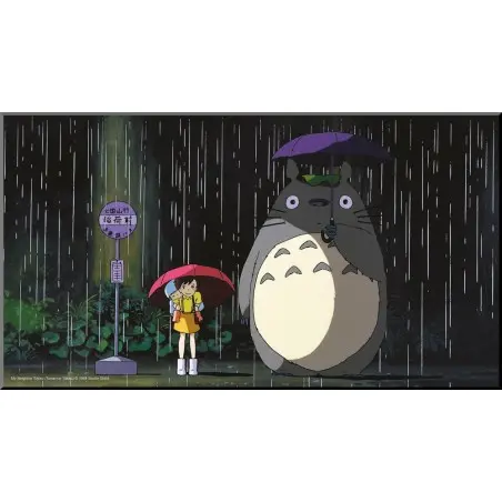 Mon voisin Totoro tableau bois Bus Stop | 3760226376859