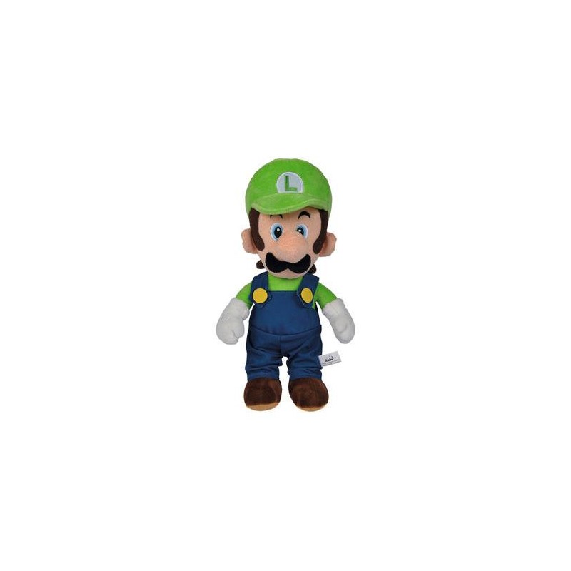 Super Mario peluche Luigi 30 cm  | 4006592068974