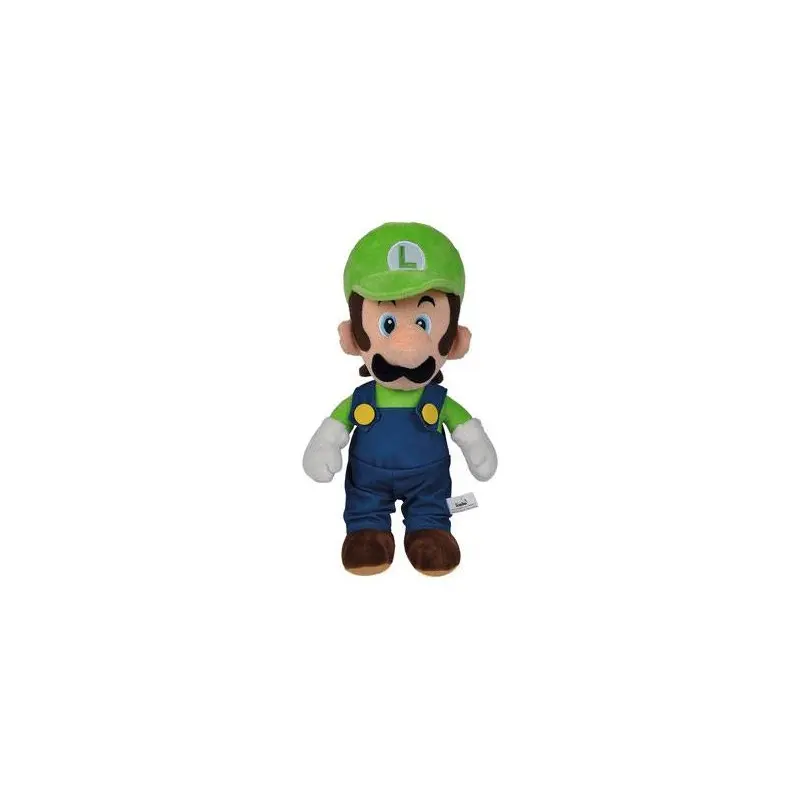 Super Mario peluche Luigi 30 cm  | 4006592068974